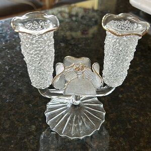 Glass Candlestick Collectible